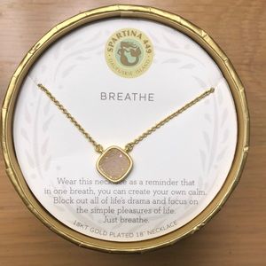 SPARTINA 449 SEA LA VIE BREATHE 18K GOLD NECKLACE